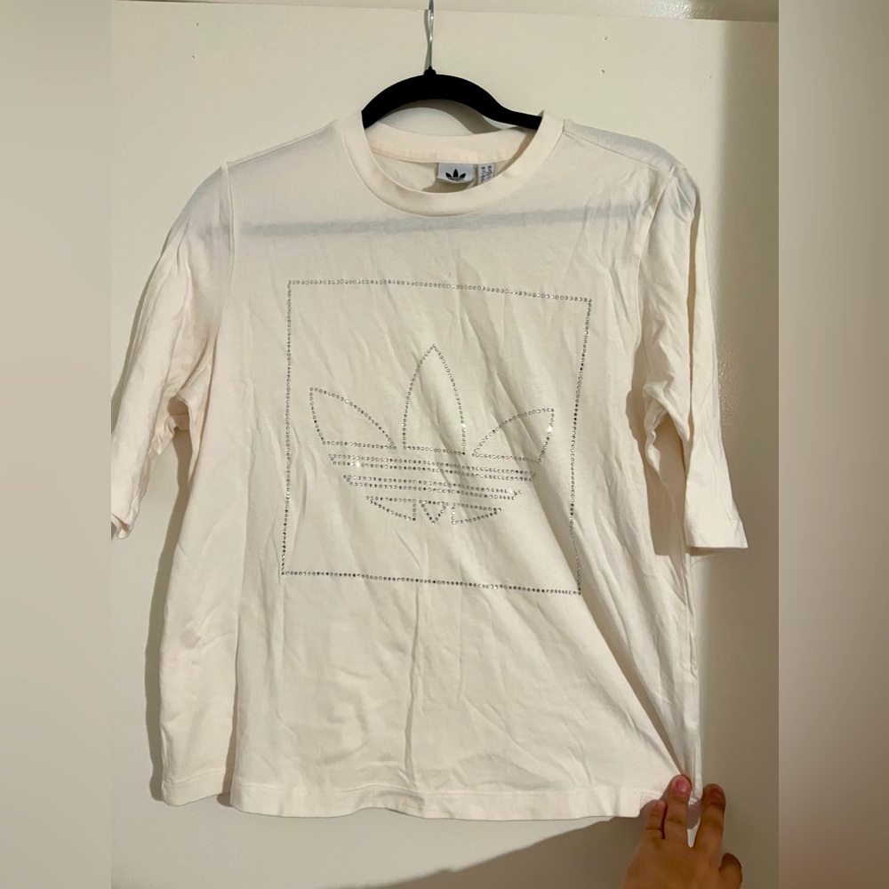 Adidas quarter sleeve top